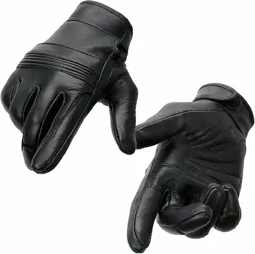 Guantes de cuero para moto de mujer 3